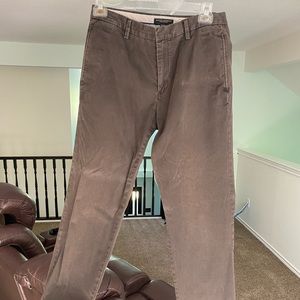 Men’s Banana Republic Chocolate Chino Pants 32x34